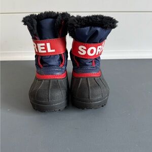 Sorel Kids' Boots - Black, Red, and Navy